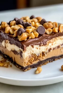 No-Bake Peanut Butter Lasagna