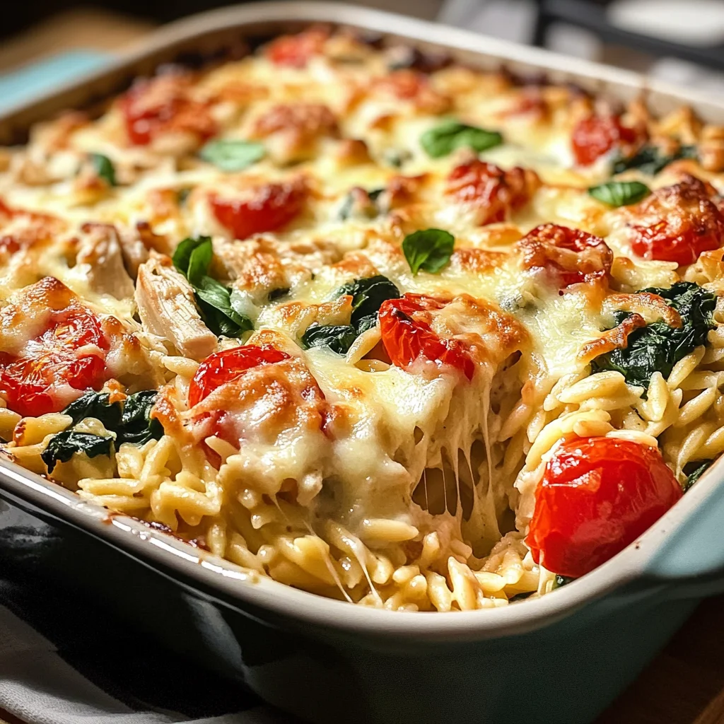Orzo Tuscan Chicken Bake: A Cozy, Flavor-Packed One-Pan Meal