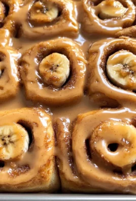 Peanut Butter Banana Cinnamon Rolls