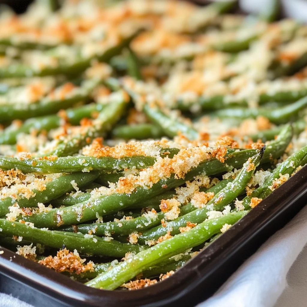 Roasted Parmesan Green Beans