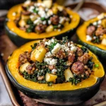 Sausage-Stuffed Acorn Squash