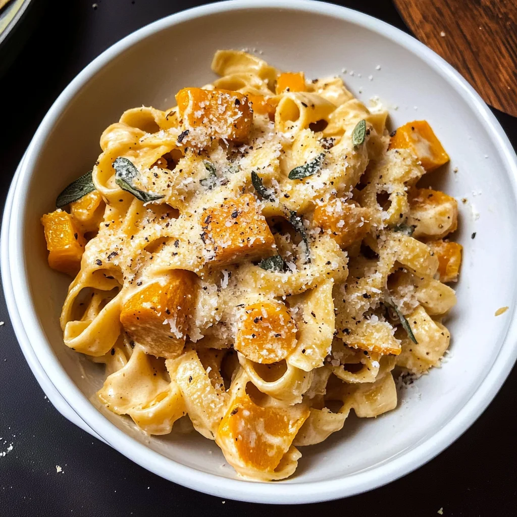 Savory Butternut Squash & Sage Pasta