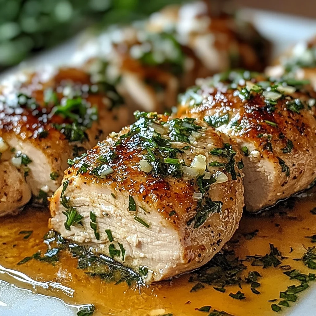 Savory Garlic Butter Turkey Tenderloin