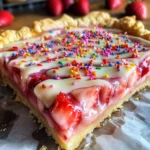 Strawberry Pop Tart Slab Pie Recipe