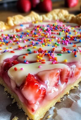 Strawberry Pop Tart Slab Pie Recipe