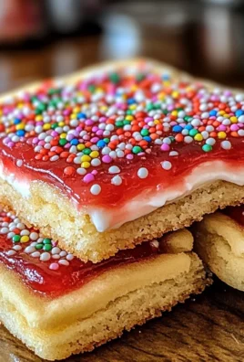 Strawberry Pop Tart Sugar Cookies