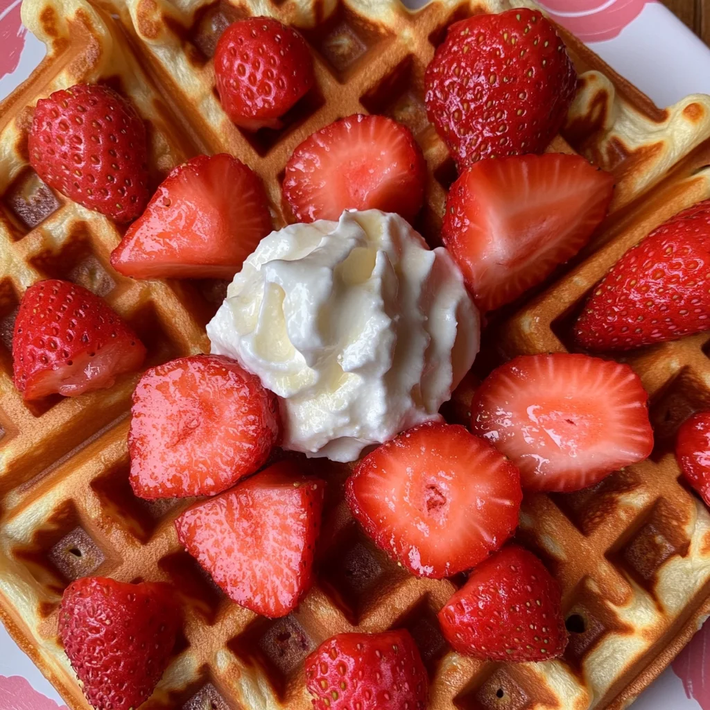 Strawberry Waffles Recipe