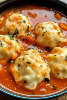Tomato Dumpling Soup