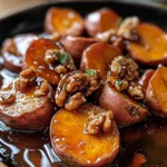 Walnut Maple Roasted Sweet Potatoes