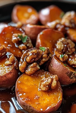Walnut Maple Roasted Sweet Potatoes