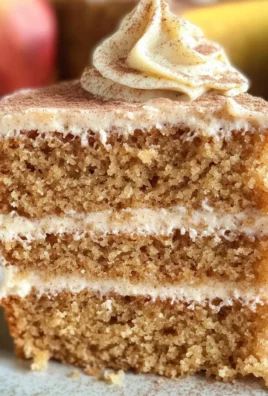 Applesauce Cake with Cinnamon Cream Cheese Frosting