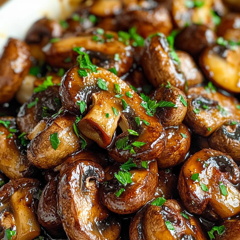 Balsamic Roasted Mushrooms