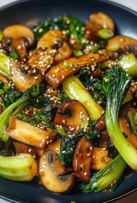 Bok Choy and Mushroom Stir Fry