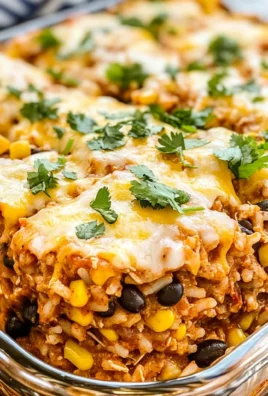 Chicken Enchilada Rice Casserole