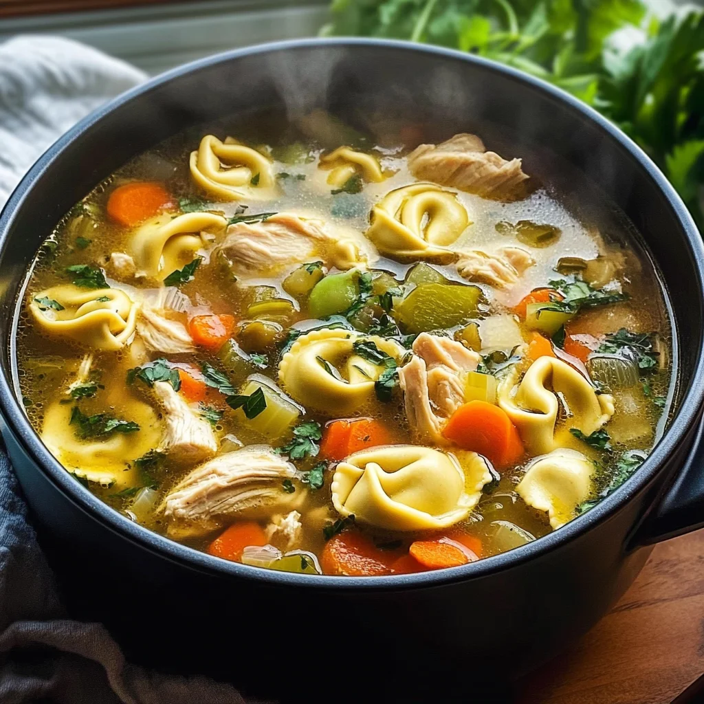 Chicken Tortellini Soup
