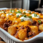 Chili Cheese Tater Tot Casserole: A Family Favorite Dish!