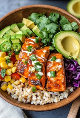 Chili Lime Salmon Bowls