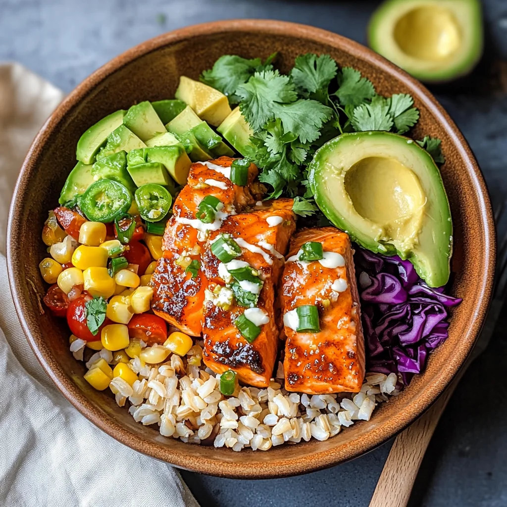 Chili Lime Salmon Bowls