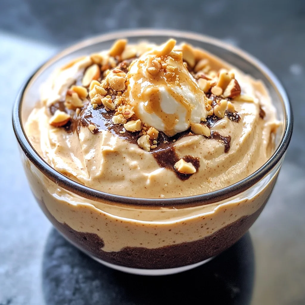 Cottage Cheese Peanut Butter Mousse