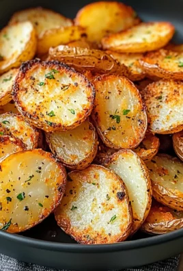 Crispy Air Fryer Sliced Potatoes