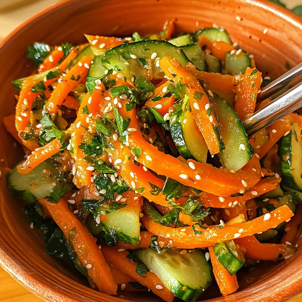 Cucumber Carrot Salad