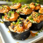 Easy Baked Salmon Sushi Cups (Viral Recipe)