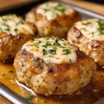 Garlic Parmesan Chicken Meatloaves