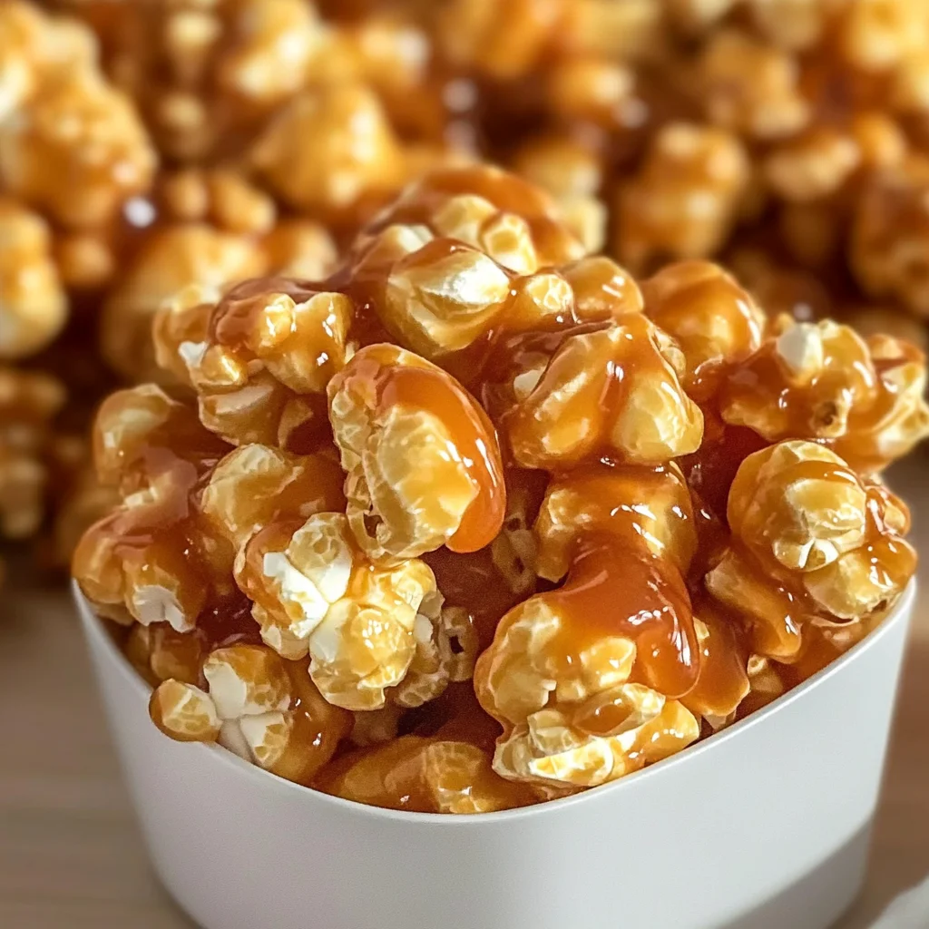 Homemade Werther's Caramel Popcorn Copycat