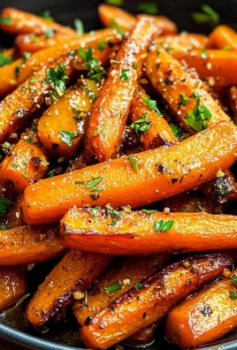Honey Garlic Butter Roasted Carrots
