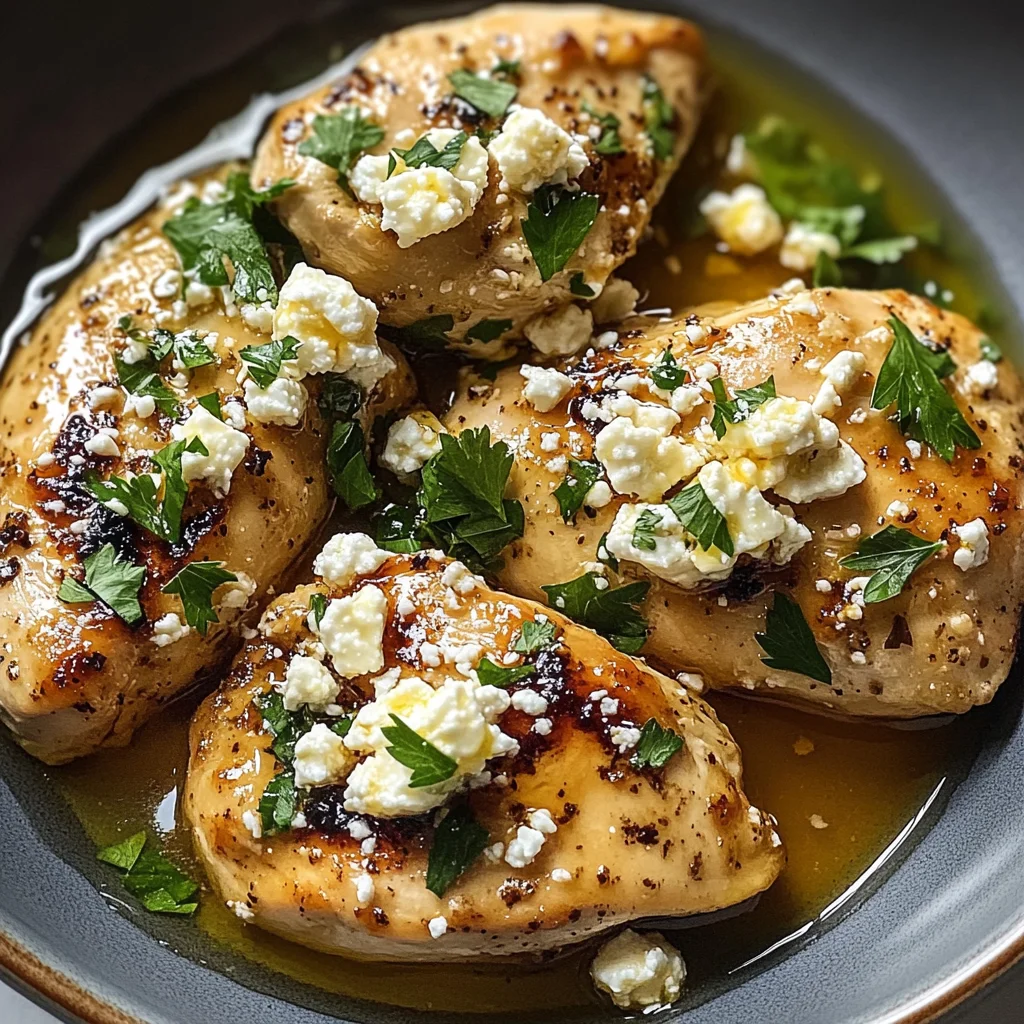 Hot Honey Feta Chicken Dish: A Deliciously Spicy and Savory Recipe