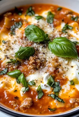 Keto Lasagna Soup Recipe