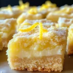 Lemon Sugar Cookie Bars