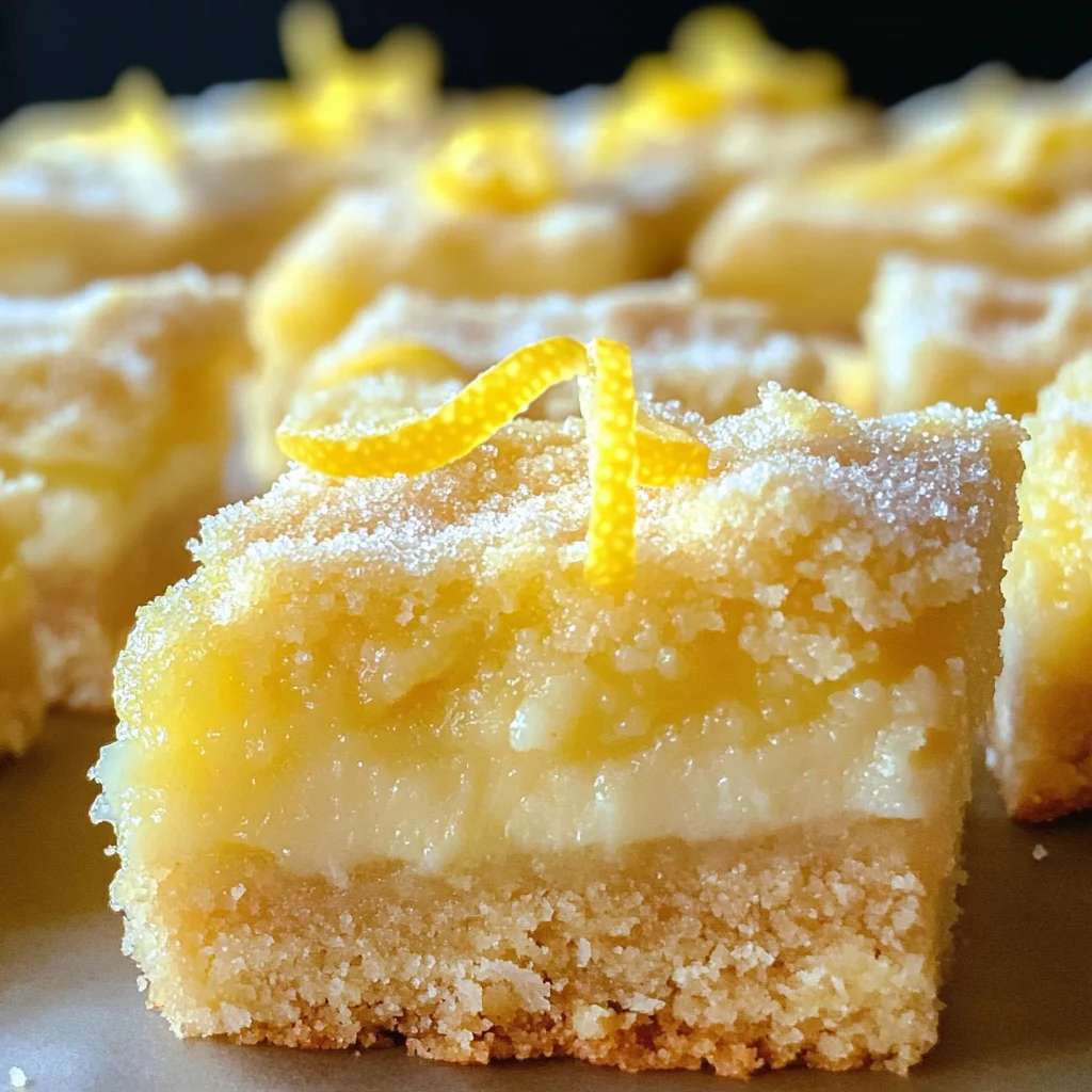 Lemon Sugar Cookie Bars