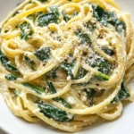 Lemon ricotta pasta & spinach