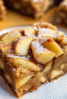Maple Glazed Apple Blondies