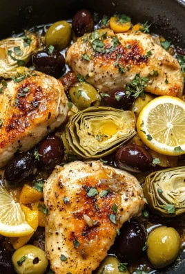 Mediterranean Lemon Chicken with Artichokes & Olives