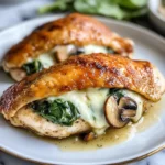 Mushroom Stuffed Chicken Breast - Quick and Easy