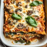 Mushroom and Spinach Lasagna