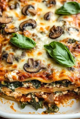 Mushroom and Spinach Lasagna
