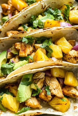 One-Pan Chicken and Pineapple Tacos