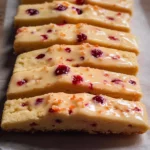 Orange Cranberry Shortbread Cookies