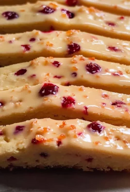 Orange Cranberry Shortbread Cookies