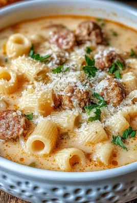 Parmesan Italian Sausage Ditalini Soup