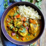 Pumpkin Coconut Chicken Curry