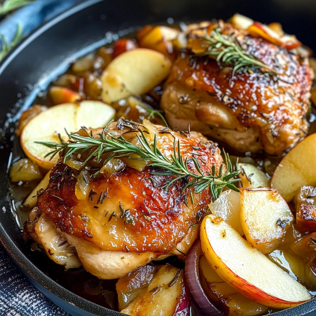 Rosemary Apple Cider Chicken Recipe