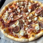 Simple Fig Pizza with Goat Cheese and Prosciutto - Alrightwithme