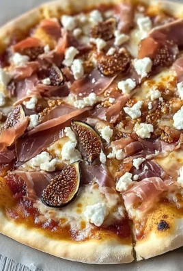 Simple Fig Pizza with Goat Cheese and Prosciutto - Alrightwithme