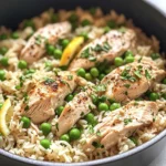 Slow Cooker Lemon Herb Chicken and Rice