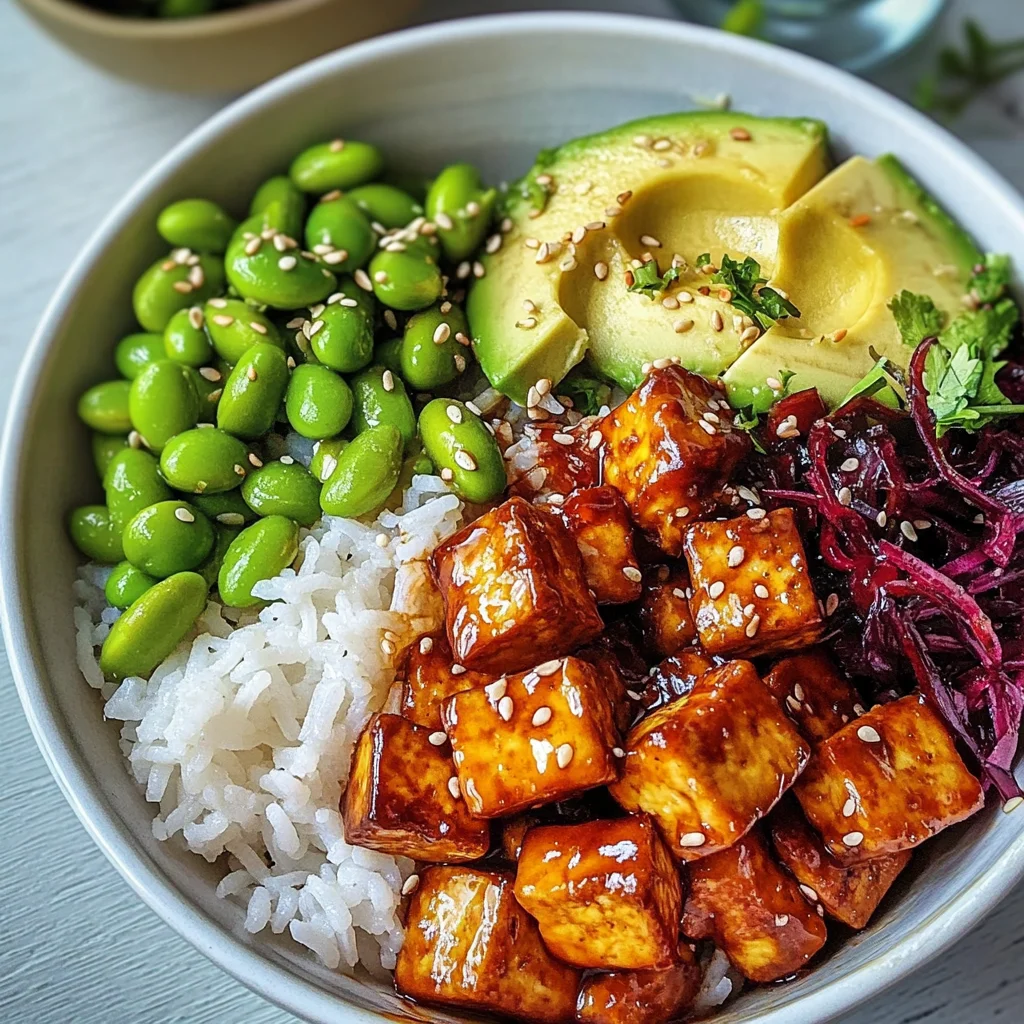 Sticky Tofu Bowls