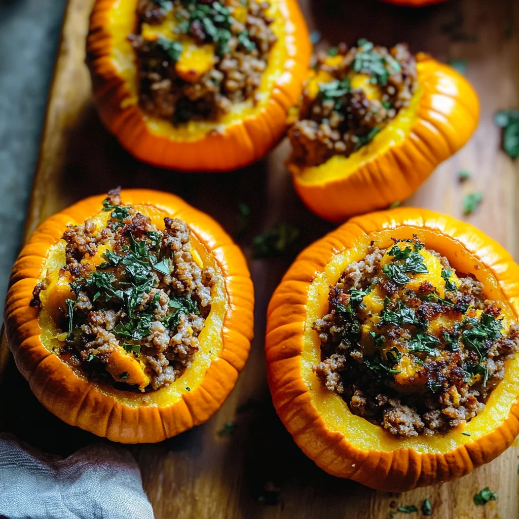 Stuffed Mini Pumpkins Recipe